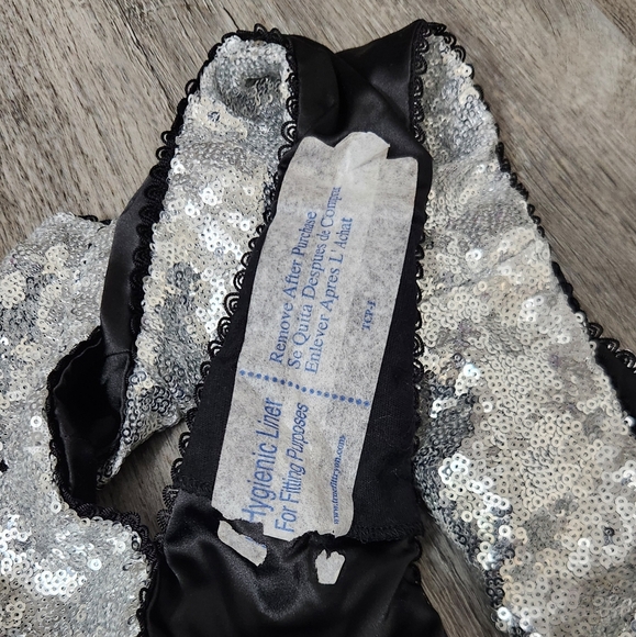New!For Love And Lemon Sequin‎ Silver High Waisted Panty - Picture 10 of 11